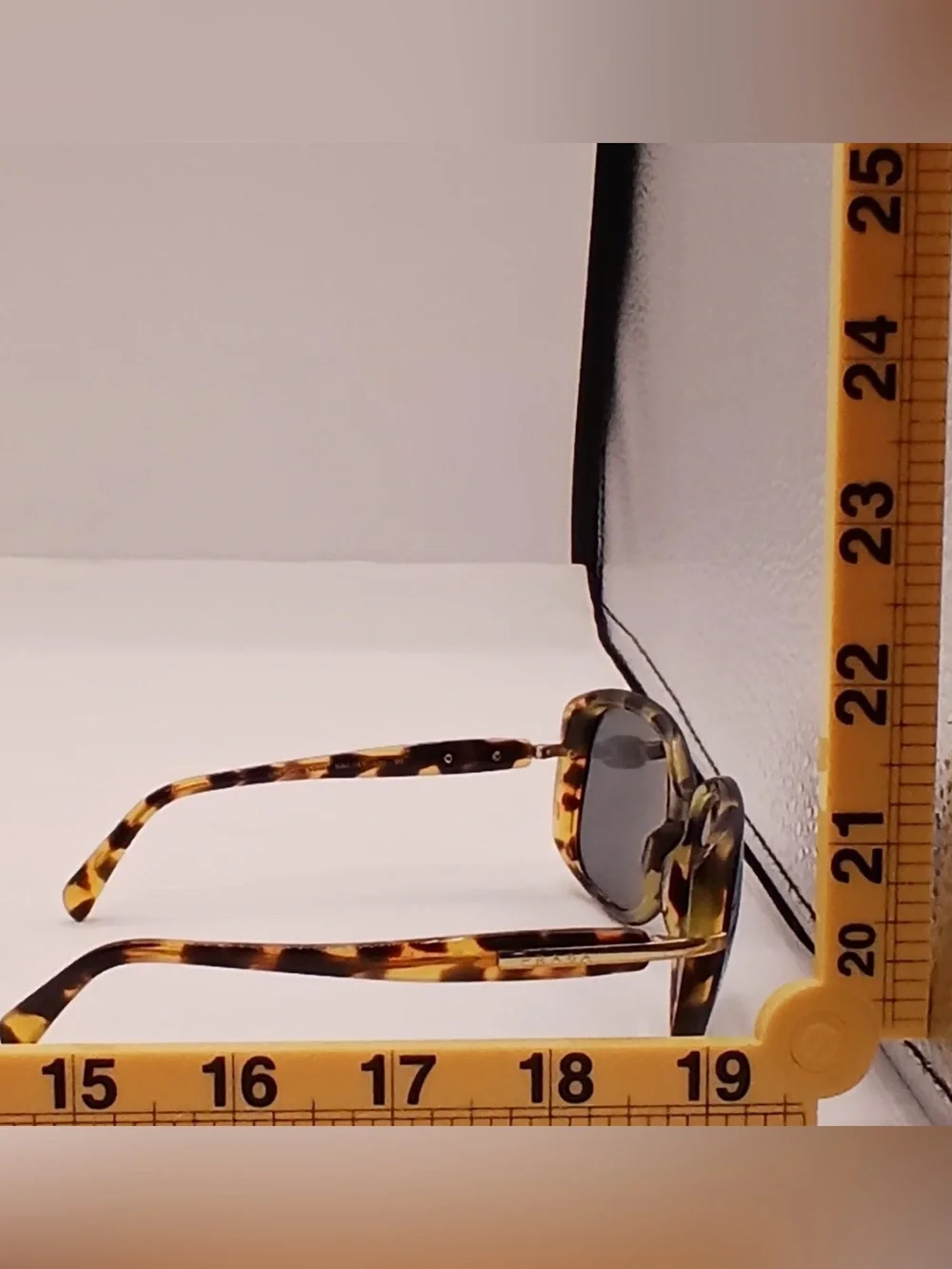 Prada Tortoiseshell Frame Sunglasses with Dark Gray Lenses
